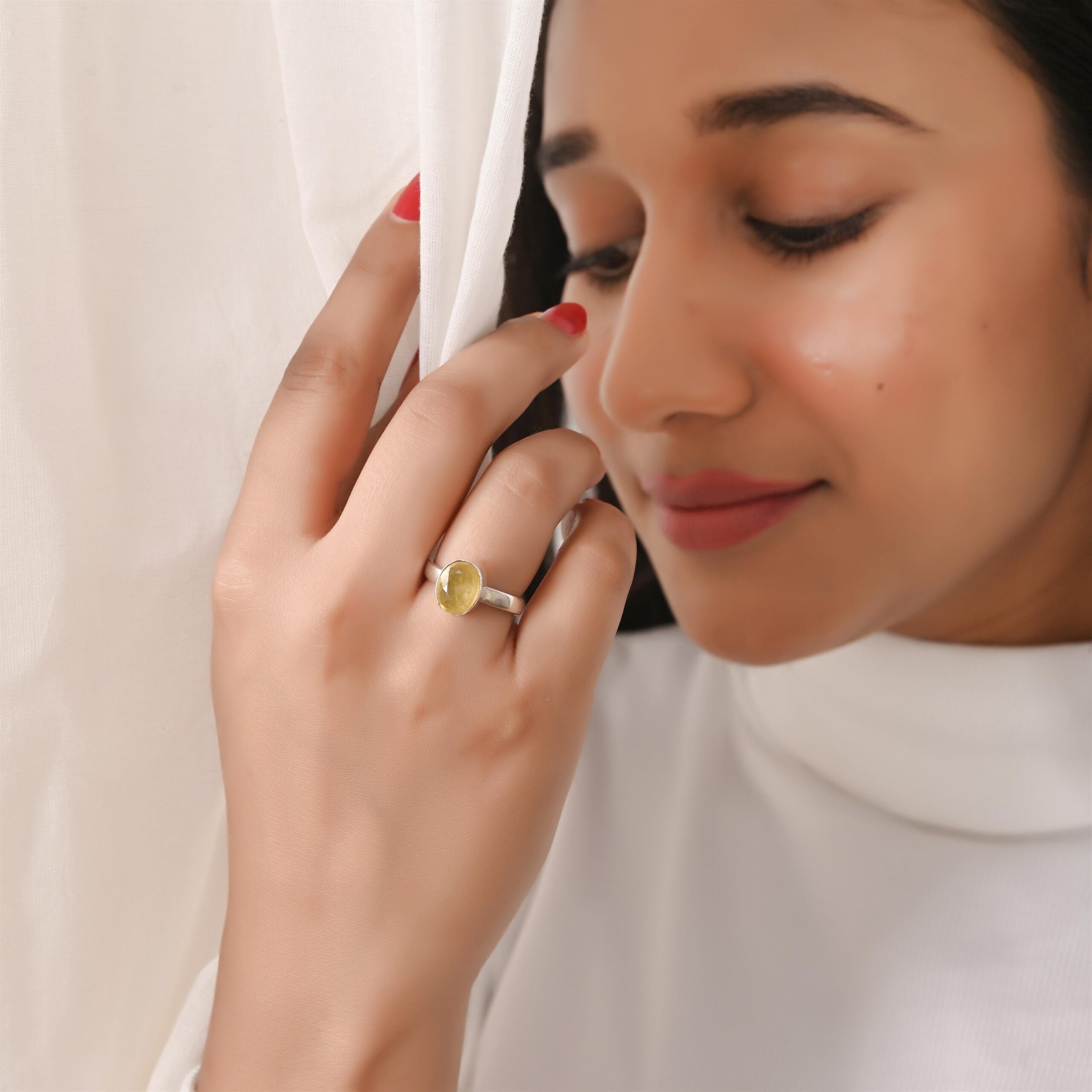 Citrine Gemstone Ring