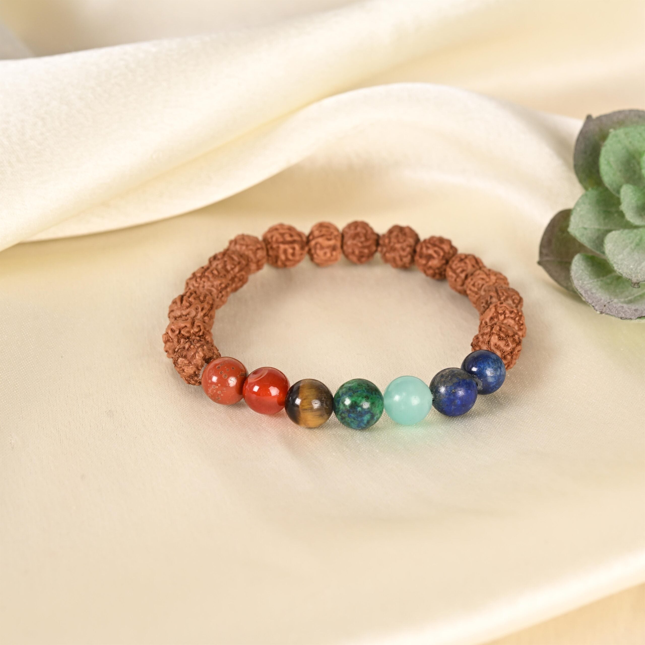 7 Chakra with Rudraksha