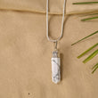 Howlite Pencil Pendant