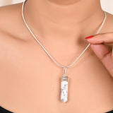 Howlite Pencil Pendant