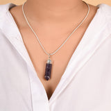 Amethyst Pencil Pendant