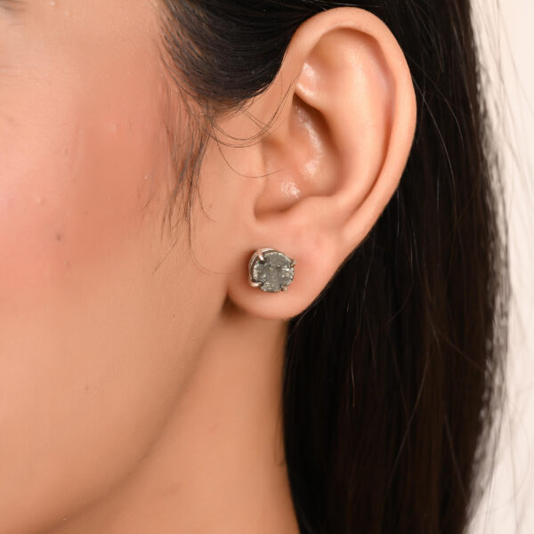 Pyrite Stud Earrings - Image 3