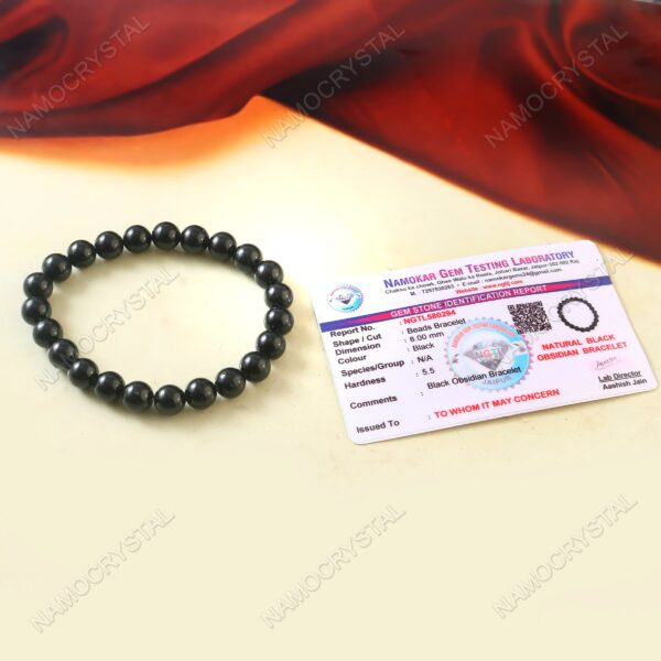 Black Obsidian Bracelet - Image 4