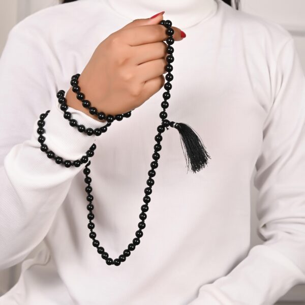 Black Tourmaline Mala - Image 5