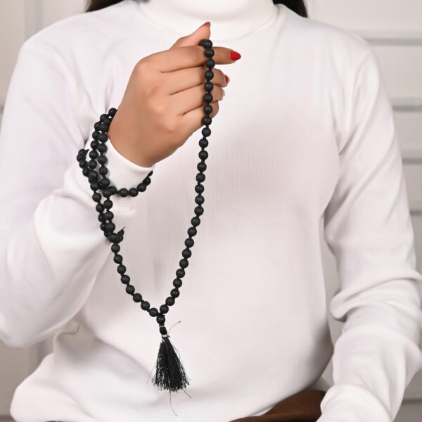 Black Lava Mala - Image 5