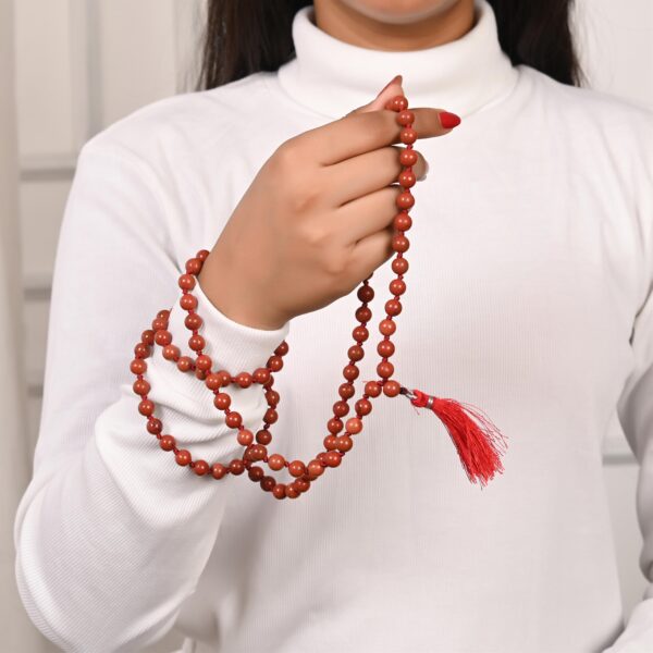 Red Jasper Mala - Image 4