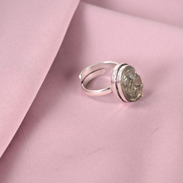 Raw Pyrite Ring - Image 2