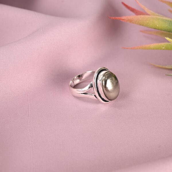 Pyrite Polished Ring - Image 2