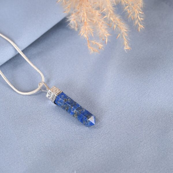 Lapis Lazuli Pencil Pendant - Image 2