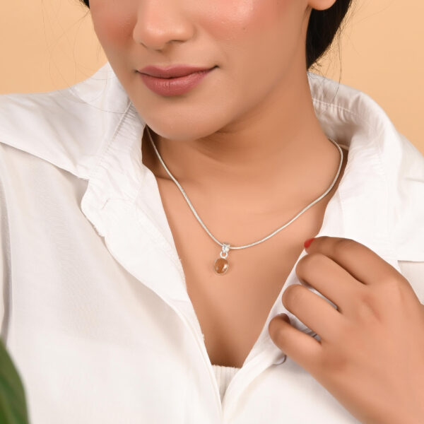 Yellow Sapphire Pendant - Image 3