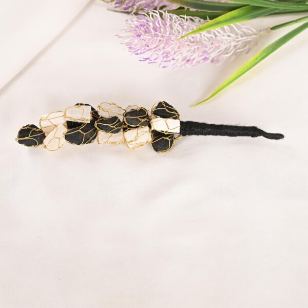 Black Tourmaline and Selenite Hanging - Image 2