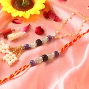 Health and Luck Rakhi for Bhai and Bhabhi