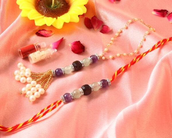 Health and Luck Rakhi for Bhai and Bhabhi