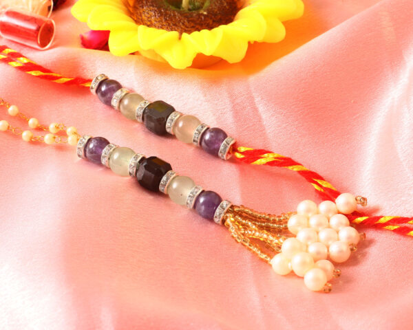 Health and Luck Rakhi for Bhai and Bhabhi - Image 3