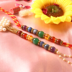 7 Chakra Rakhi for Bhai and Bhabhi