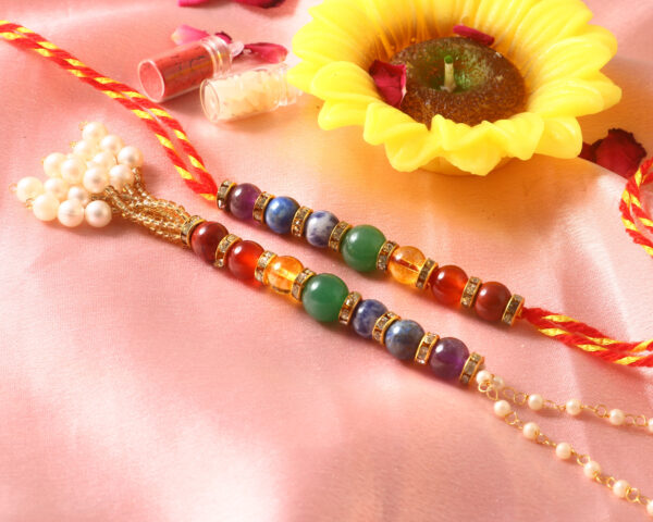 7 Chakra Rakhi for Bhai and Bhabhi