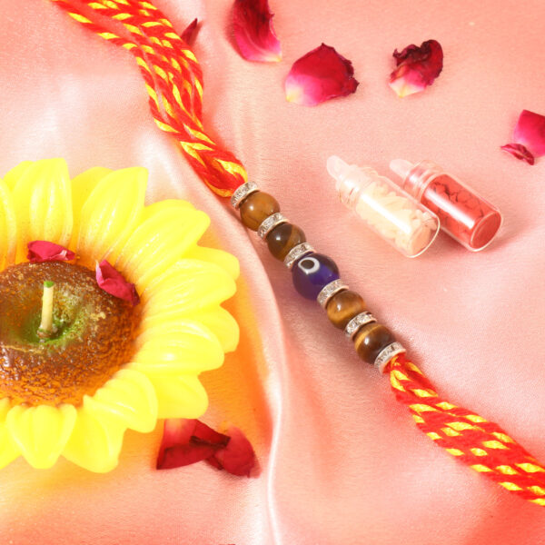 Tiger’s Eye Rakhi for Bhai - Image 2
