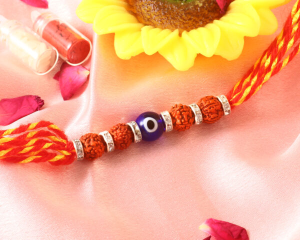 Rudraksha Rakhi for Bhai