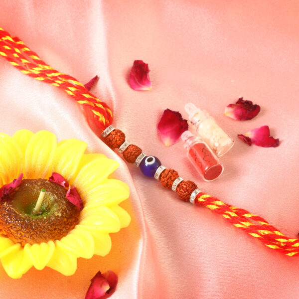 Rudraksha Rakhi for Bhai - Image 2